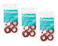 Gilmour 3 Pack (30 Total) 01RW Rubber Hose Washers - Stop Leaking Garden Hoses and Faucets