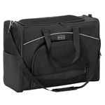 Petsfit Pet Carrier 55x40x23cm Flight Approved,Lightweight Cat Carrier Large Airline Approved, Soft Puppy Cabin Bag for Travel,Foldable Small Dog Two-Way Placement Transport Box with Shoulder Strap
