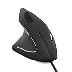 Left Handed Mouse,Ergonomic Vertical USB Wired Mouse 800/1200/1600 DPI Optical 6 Buttons Gaming Mice for PC Laptop Computer Desktop Mac (Left Hand)