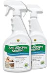 The Ecology Works Solution - Plant-Based Dog & Cat Allergy Spray, Dander Remover, & Dust Mite Waste Reducer for Relief from Allergies - For Cleaning Home, Bedding & Furniture Naturally, Fragrance-Free