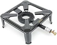Viper Single Cast Iron Gas LPG Burner Cooker Boiling Ring Catering Outdoor Cooking Camping 8KW Single