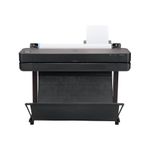 HP DesignJet T630 36-inch (5HB11D), Large Format Printer, Plotter, Standard A4-A0, 76 A1 Prints/Hour, Wi-Fi, Ethernet, USB, 2400x1200 dpi, Recycled Metal, 1-Year Warranty, HP Click, Black