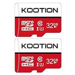 KOOTION 2 Pack 32 GB Micro SD Card Class-10 Micro SDHC Memory UHS-I Card Ultra High Speed TF Card R Flash, C10, U1, 32 GB