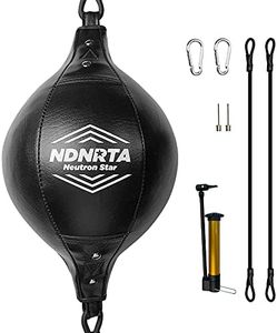 NDNRTA Double End Bag, (Classic Style Upgraded),Improve Reaction Speed, Boxing Equipment, Durable, Double End Punching Bags, Punching Bag, Home Gym, Floor to Ceiling, for Boxing