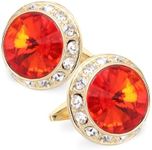 Vittorio Vico Gold & Silver Colorful Bling Cufflinks