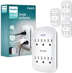 Philips 6-Outlet Extender Surge Pro