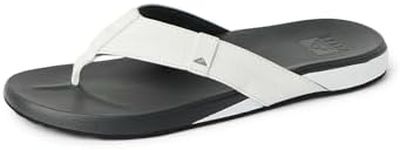 Reef Men's Cushion Phantom Flip-Flops White/Charcoal, Size 11M