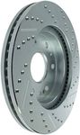 StopTech 227.66057R Select Sport Drilled and Slotted Brake Rotor; Front Right