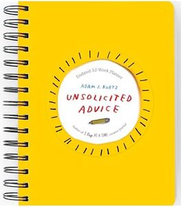 Unsolicited Advice Planner: Undated 52 Week Planner