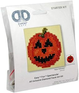 Diamond Dotz Kits - Happy Halloween, Partial Drill, Round Dotz, Diamond Painting Kits, Diamond Art Kits for Adults, Horror Diamond Art, Diamond Art, Diamond Dotz Kits, 3"x3"