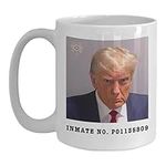 Trump Mug, Trump 2024 Coffee Mug, Funny Ceramic Trump Mugshot Mugs, Creative Trump Face Photo Drinking Cups with Handle, for Milk, Tea, Beverages, Gifts & Home Decor (4Types)