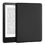 kwmobile Case Compatible with Amazon Kindle Paperwhite 11. Generation 2021 - TPU e-Reader Back Cover - Black Matte