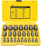 Topec 25Pcs Screw Extractor Set, He