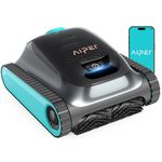 AIPER Scuba S1 Robotic Pool Cleaner, Wall & Waterline Cleaning, Dual Filtration, Extended 270-Min Battery Life, Smarter Navigation with High-Precision Sensors, App Support, OTA Upgrade, Light Blue