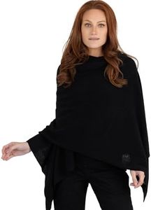 Manio Cashmere 100% Cashmere Knitted Wrap Shawl Extra Large Scarf Stole