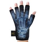 highco Hand Finger Arthritis Compression Ice Glove for Pain Relief,Adjustable Wrist Strap Hand Wrist Ice Pack Pain Relief for Arthritis, Carpal Tunnel, Tendinitis Cold&Hot Therapy,Black