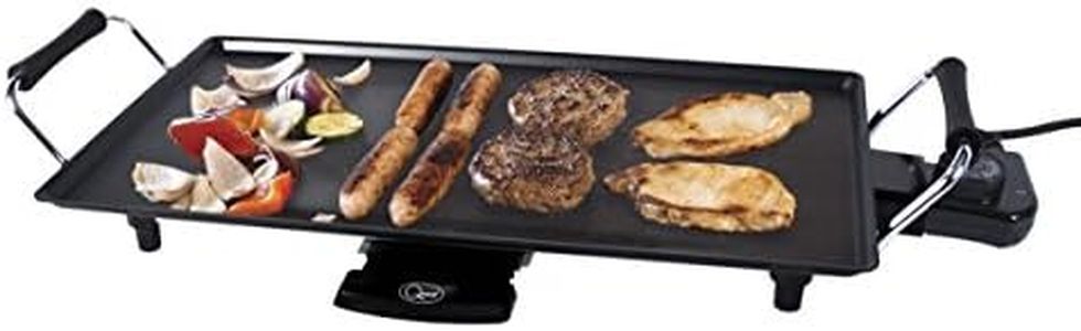 Quest 35490 Large Teppanyaki Grill/Non-Stick/Adjustable Thermostat/Accessories Included/Ideal for Dinner Parties
