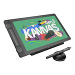 HUION KAMVAS 16 (Gen 3) Drawing Tablet with Screen, 15.8 inch 2.5K QHD Art Tablet with Full Laminated Anti-Sparkle Glass,99% sRGB, PenTech 4.0,16384 Pen Pressure, Dual Dials for Mac, Pc, Android