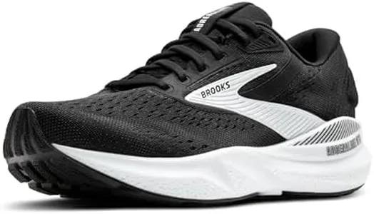 Brooks Women’s Adrenaline GTS 24 Supportive Running Shoe - Black/White - 9 Medium