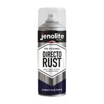 JENOLITE Directorust Spray Paint Satin Finish | COBALT BLUE | 400ml | Direct To Rust Spray Paint For Metal | All-In-One Multi Surface Paint for Metal, Wood, Plastic, Ceramic | RAL 5013