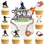 Baseball Theme Cake Topper 49pcs Sp
