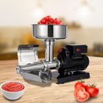 PLYLAY 450W Electric Tomato Strainer Machine Tomato Commercial Milling Machine Tomato Sauce Maker for Tomato Strawberry Blueberry Sauce, 20240311