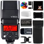 GODOX V350S TTL Flash 1/8000s HSS Camera Flash Speedlight with Rechargeable Battery for Sony Cameras A7RIII A7RII A7R A77II A7III RX10 A9 A58 A99 A6500 ILCE6000L (V350-S)