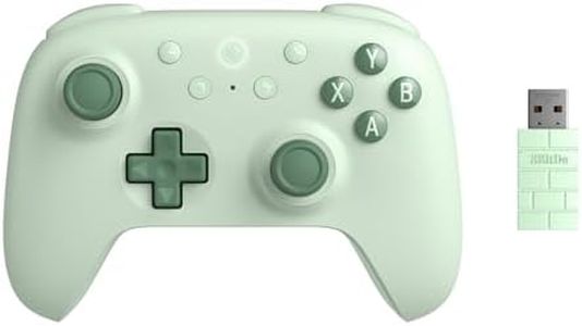 8Bitdo Ultimate 2C Wireless Controller for Windows PC and Android, with 1000Hz Polling Rate, Hall Effect Joysticks and Hall Triggers, and Remappable L4/R4 Bumpers (Green)