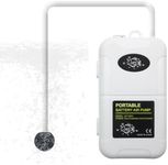 YQMIGU Small Air Pump for Fish Tank 6 Gallons, Aerator for Bait Bucket,Bubbler Stones for Aerator, Bait Bucket Air Pump,Quiet Voice, Suitable for Tropical Fish Enthusiasts and Fishing Enthusiasts