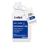 LaSyL Super Absorbent Powder - 100 Use, Solidify Body Fluids in 1 Min - Easy to Port Waste Liquid - for Camping Portable Toilet, Bedside Commodes, Pet Toilet etc-2LB