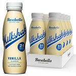 Barebells Protein Shakes | High Protein Low Carb Shakes | Post Workout Milkshake Drinks | No Added Sugar, Gluten Free, Lactose-Free Protein Shake | 24g Protein | RTD | 8x330ml | Vanilla Flavour