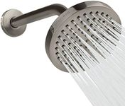 SparkPod 6" Rain Shower Head With 9" Shower Arm - High Pressure Rainfall - Enjoy Energy Saving Longer Hot Showers - Tool Free 1-Min Installation - Engineered For Durability - Elegant Brushed Nickel