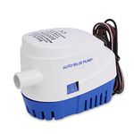 SAILFLO Bilge Pump Automatic with Float Switch 12v Pump for Boat 600 GPH 12 Volt DC All-in-one Marine Submersible Water Pump 4 Year Warranty Auto Yacht RV