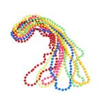 Pejlnd 6Pcs 80s Fancy Dress for Women Neon Beads Necklaces,80s Accessories for Women Neon Party Necklace Beads Costumes Accessories for Women 80s Fancy Dress Accessories,Multicolour