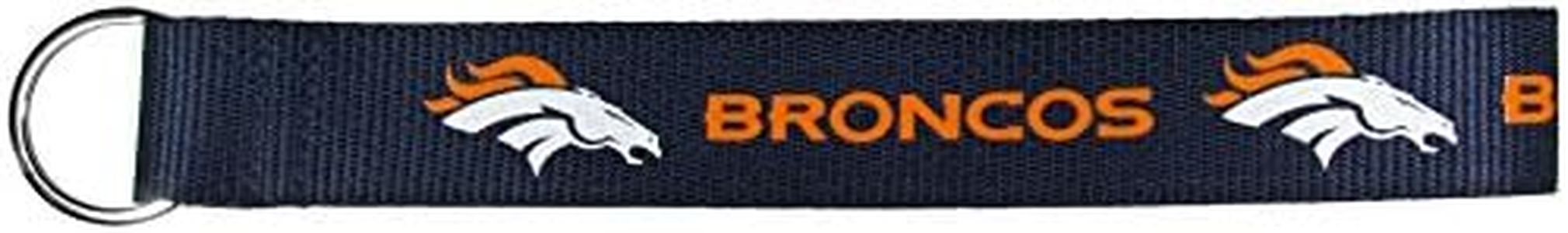 Siskiyou Sports NFL Denver Broncos Lanyard Key Chain, Orange