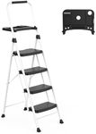 HBTower 4 Step Ladder, Folding Step