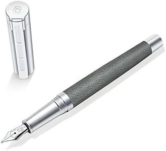 STAEDTLER Initium Corium 9PC1380B Fountain Pen Anthracite Leather B Made in Germany with Elegant Gift Packaging