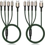 Multi Charging Cable,Bismdky 2Pack 