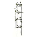 Garden Mile Heavy Duty Metal Garden Obelisk - Strong, Weather Resistant Steel Tubular Cage Large Garden Trellis Plant Supports for Roses, Climbing, Vegetables (2m)