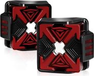 OKSIWA LED Tail Lights Fit For 2007-2018 Jeep Wrangler JK JKU Sport/Sahara/Rubicon, with Starting Dynamic Animation,Unique Shaped Design (X Clear)