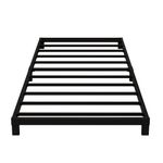 Fly-CTsoar 5 Inch Low Twin XL Bed Frames Heavy Duty Metal Platform, No Box Spring Needed, Easy Assembly Mattress Foundation, No Noise, Black