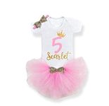 5th Birthday Outfit Personalised 1-2-3-4-5-6-7-8-9-10 Birthday outfit Tutu skirt Baby girl outfit Toddler outfit