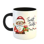 Happu® - Printed Ceramic Coffee Mug, Christmas Gifts, Secret Santa Gifts, Santa Gift, Christmas Mugs, Christmas Gifts for Kids, Secret Santa Gifts, Christmas Decor, 8487-BK