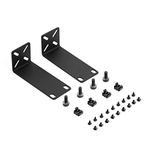 PhyinLan Rack Mount Kit for 10.6 inch Switches, Adjustable Rack Ears for Netgear, Cisco, D-Link, TRENDnet and HP Products, Mount 10.6" Wide to 19" Equipment, Adjustable Hole Distance 14-30mm