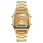 Women Watch Gold Analog Digital Wat