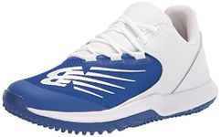 New Balance Men's FuelCell 4040 V6 Turf-Trainer Baseball Shoe, Team Royal/White, 11.5