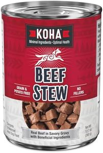 KOHA Minimal Ingredient Beef Stew for Dogs, High Protein Limited Ingredient Dog Food, 12.7oz Cans (Case of 12)