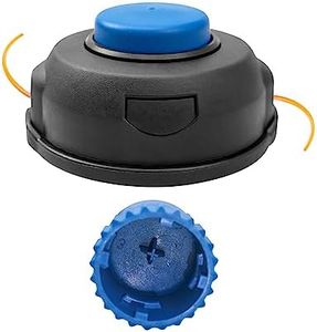 128LD T25 Trimmer Head with 2 Pcs Bump Knob Fit for Husqvarna Weed Eater 128LD 223L 322L 125L 128L 128R 128RJ 122L 125C Poulan Trimmer Line Head Jonsered Brushcutter Replace 537338306 966674401