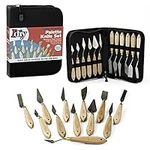 Palette Painting Knife Set- 12 Stainless Steel Art Palette Knives with Carrying Case