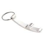 Komonee Bottle Opener Silver Key Chain Metal Keyring Novelty Key Ring Arm